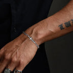 Sword Dagger Chain Link Bracelet — Stainless Steel