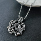 Norse Celtic Knot Beast Pendant Necklace — Stainless Steel
