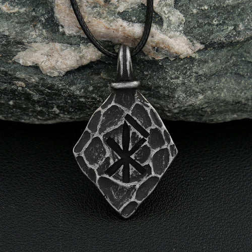 Compass Viking Steel Pendant Vintage Nordic