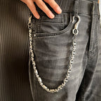 Gothic Cross Trouser Waist Keychain — Zinc Alloy