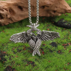 Seraph Warrior Pendant Necklace — Zinc Alloy
