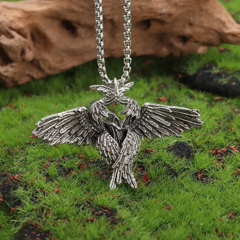 Seraph Warrior Pendant Necklace — Zinc Alloy