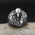 Viking Eagle Punk Biker Ring — Stainless Steel