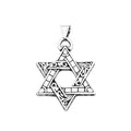 Star Steel Pendant Vintage David Punk Hexagonal