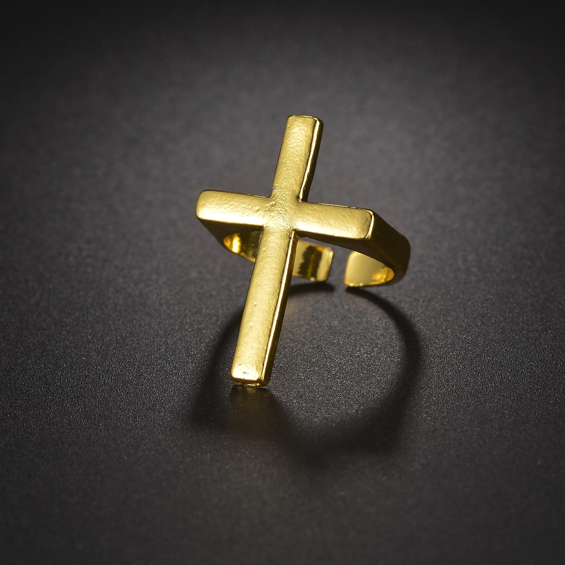 Vintage Cross Gold Ring