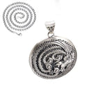 Silver-Tone Phoenix Pendant Necklace — Hollow Out