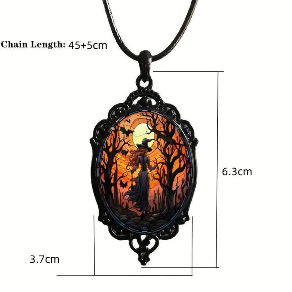 Witchcraft Black Pendant Necklace