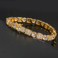 Tennis Bracelet Stainless Steel 6.5MM Mixed Cut