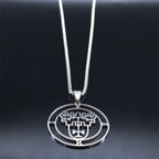 Demon Silver Pendant Vine Seal Satan Women/men