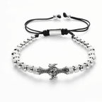 Luxury Crown Men Bracelet 316L Stainless Steel Bracelet Banlge Titanium Steel Gold Color Bracelet Adjust Size Men