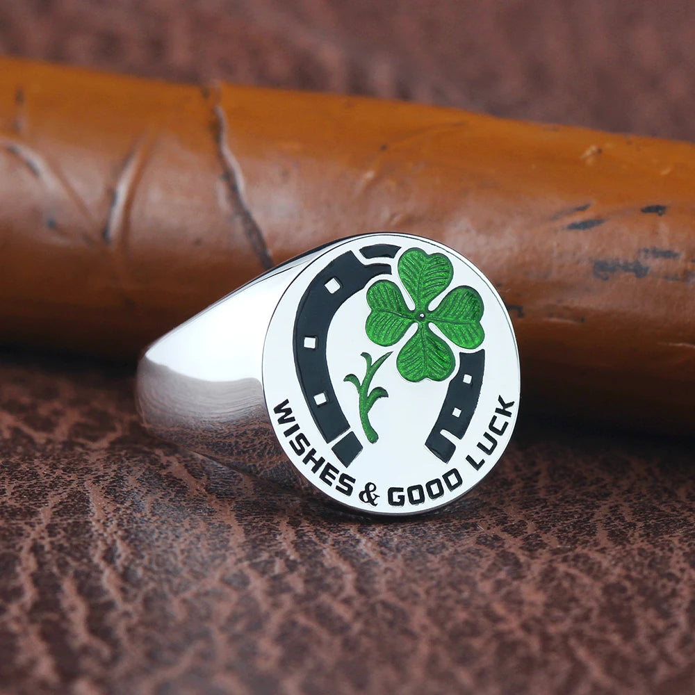 Four Leaf Clover Ring — 925 Silver