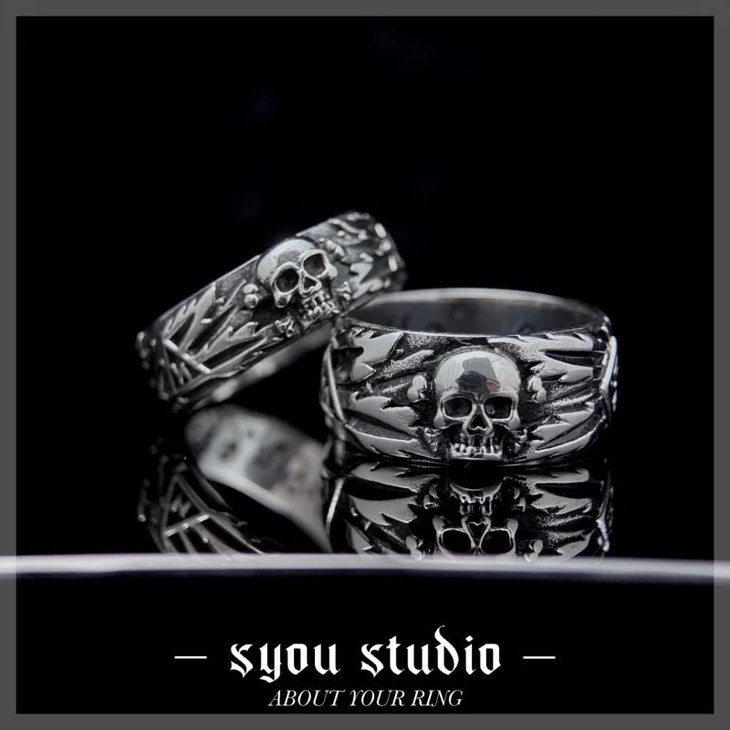 Simple Skull Ring — Stainless Steel