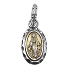 Virgin Mary Silver Pendant Necklace