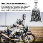 Saint Michael Archangel Exorcism Moto Bell Car Pendant