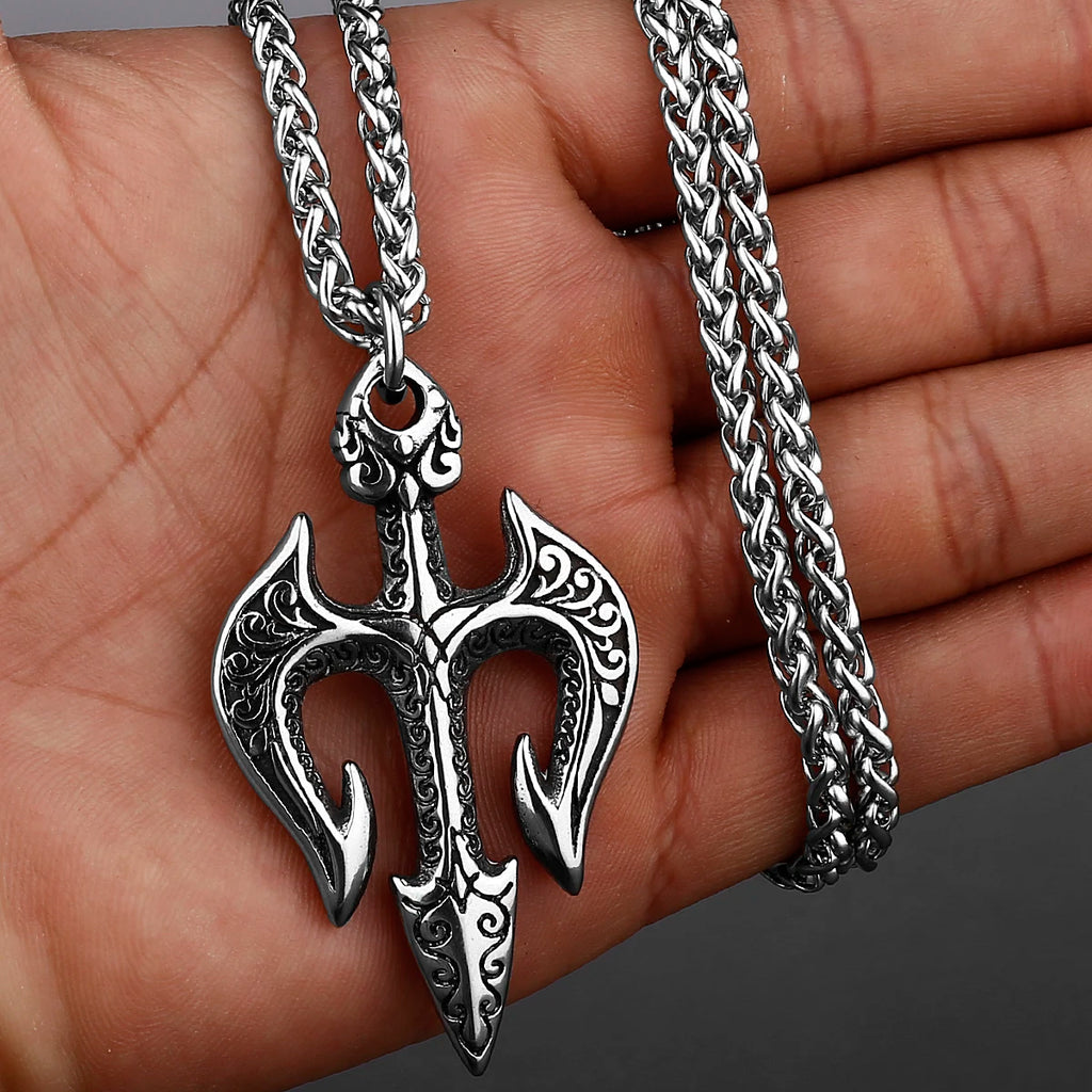 Minimal Pendant Necklace — Stainless Steel