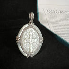 Virgin Mary Silver Pendant Necklace