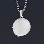 Wolf Forest Pendant — Stainless Steel