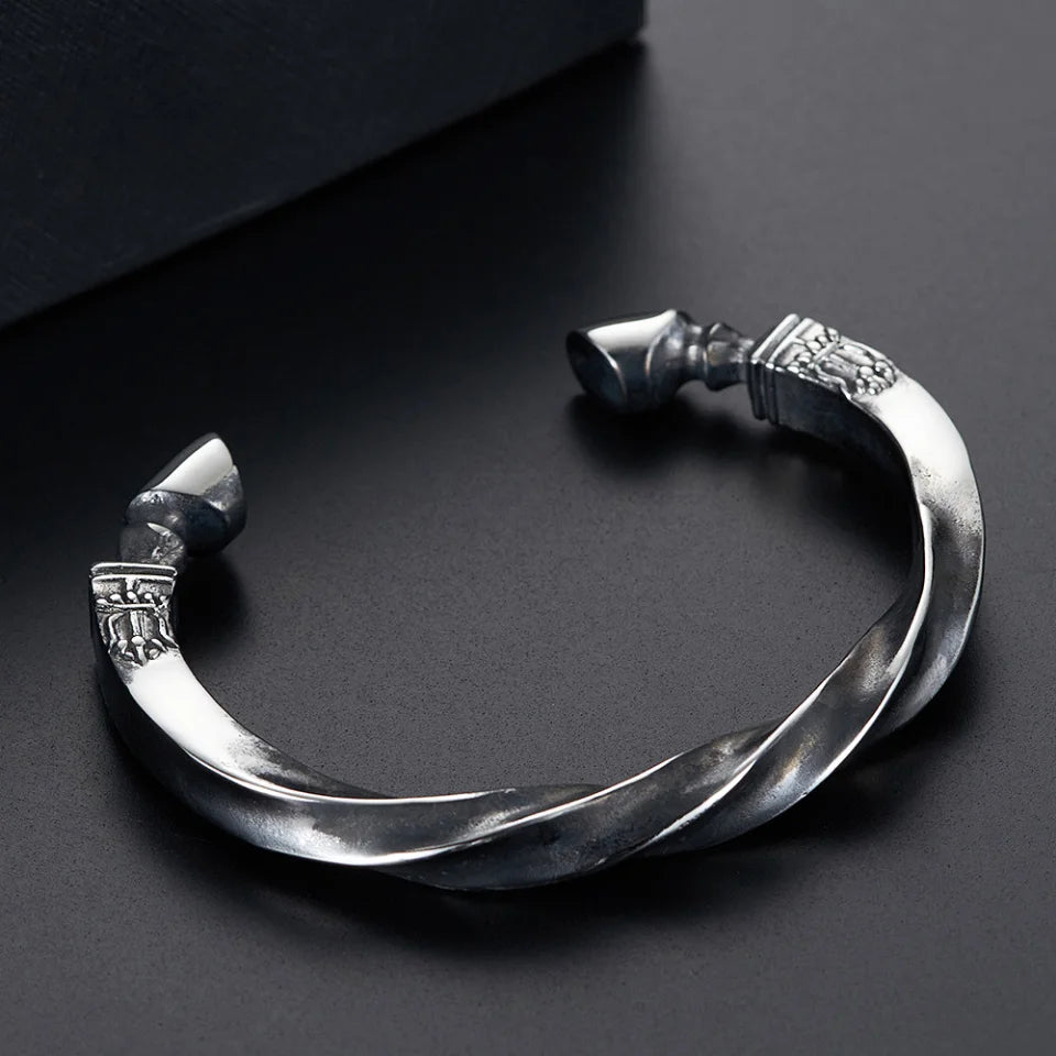 War Horse Hoof Cuff Bangle — 316L Stainless Steel