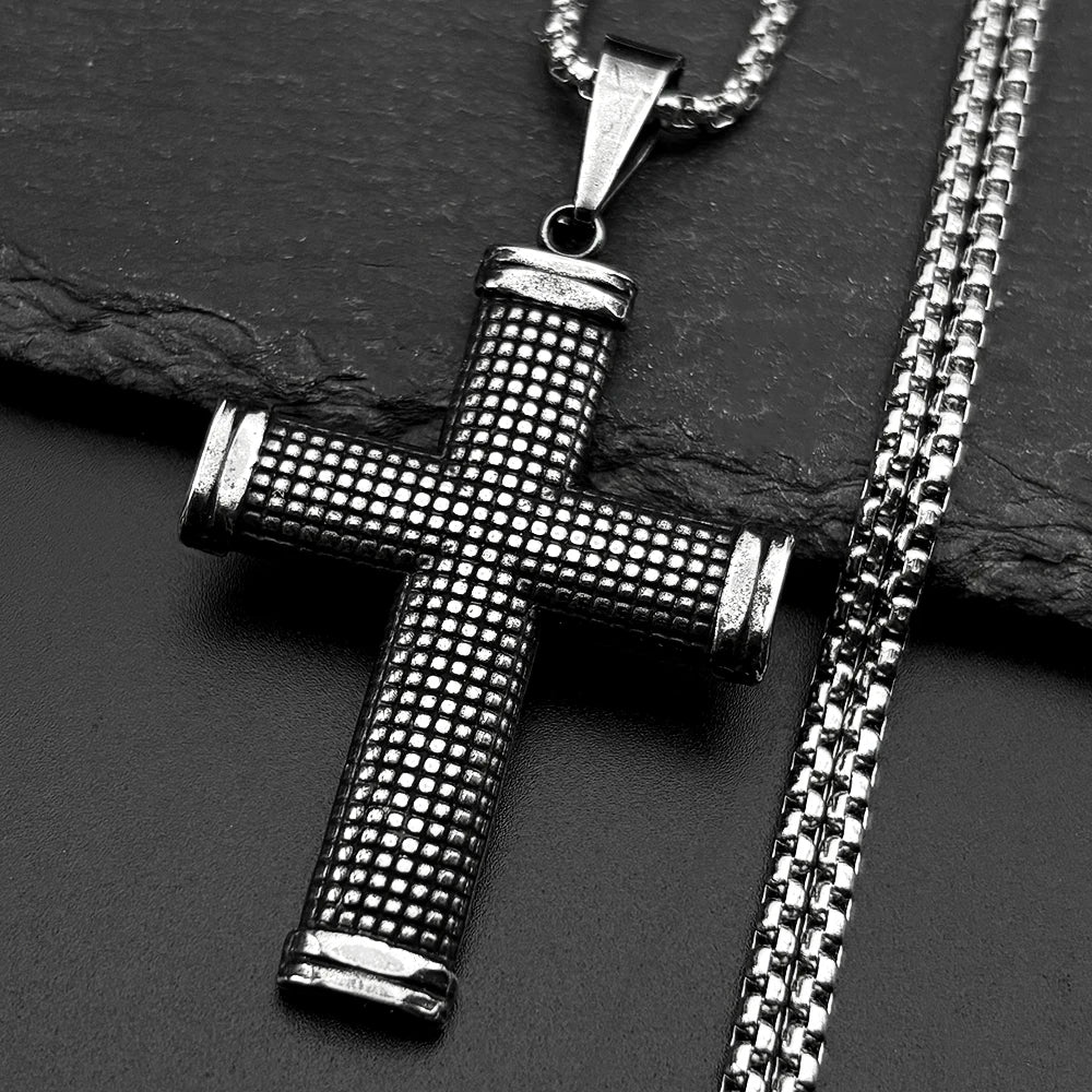 Cross Jesus Christ Gold Pendant Christian Faith