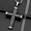 Cross Jesus Christ Gold Pendant Christian Faith