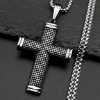 Cross Jesus Christ Gold Pendant Christian Faith