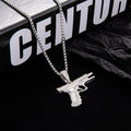 Pistol Steel Pendant Retro