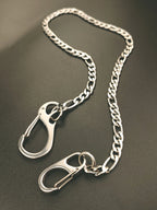 Figaro 3:1 Choker Necklace Jeans Chain 21 Inch — Stainless Steel