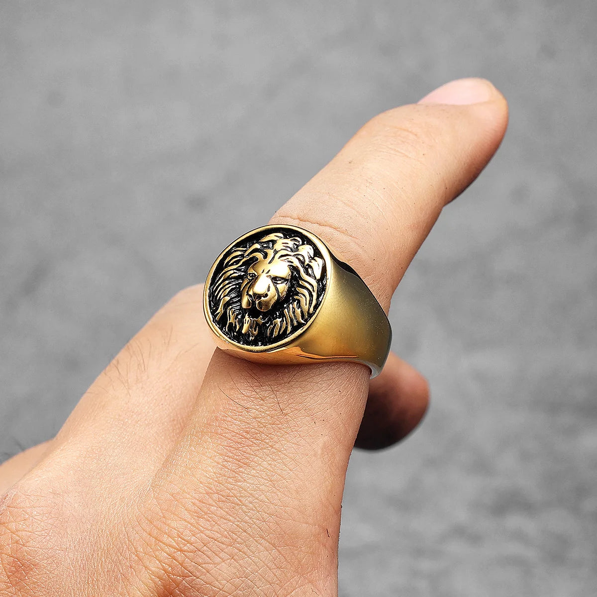 Lion King Ring — Stainless Steel