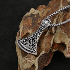 Viking Thor Axe Pendant — Stainless Steel