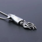 Punk Fashion Octopus Pendant Necklaces For Men Stainless Steel High Quality Animal Street Rock Necklace Chain Jewelry