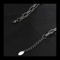 Double Layer Stacked Necklace — Stainless