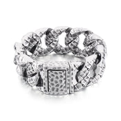 Vintage Dragon Curb Bracelet — Stainless Steel, 30MM