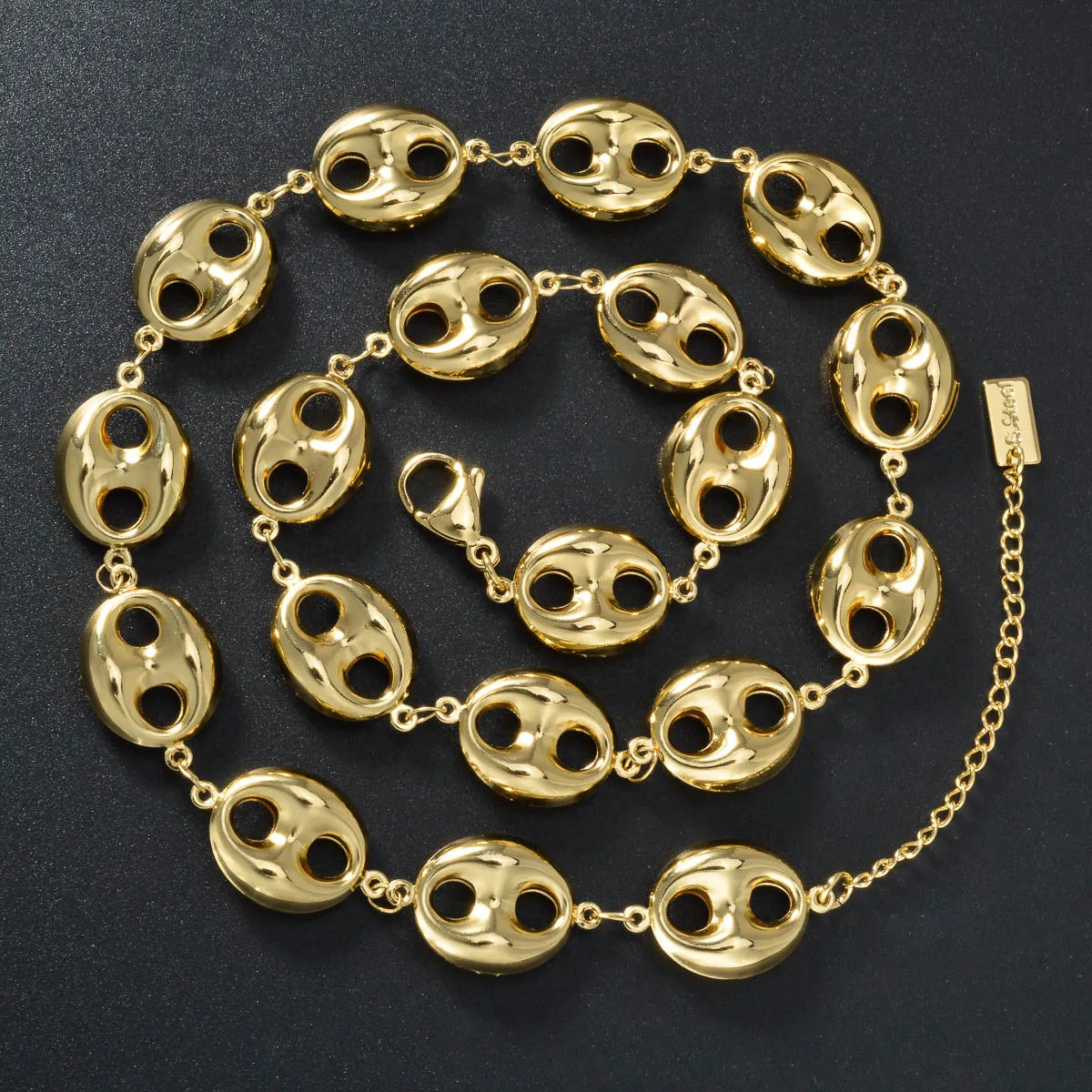 ‌Cuban Link Chain Necklace 5mm Stainless Steel Jewelry for Men Silver Gold Hip Hop Unisex Chains Durable Everyday Gift