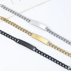 Steel Bracelet 7MM Hand Punk Street Style