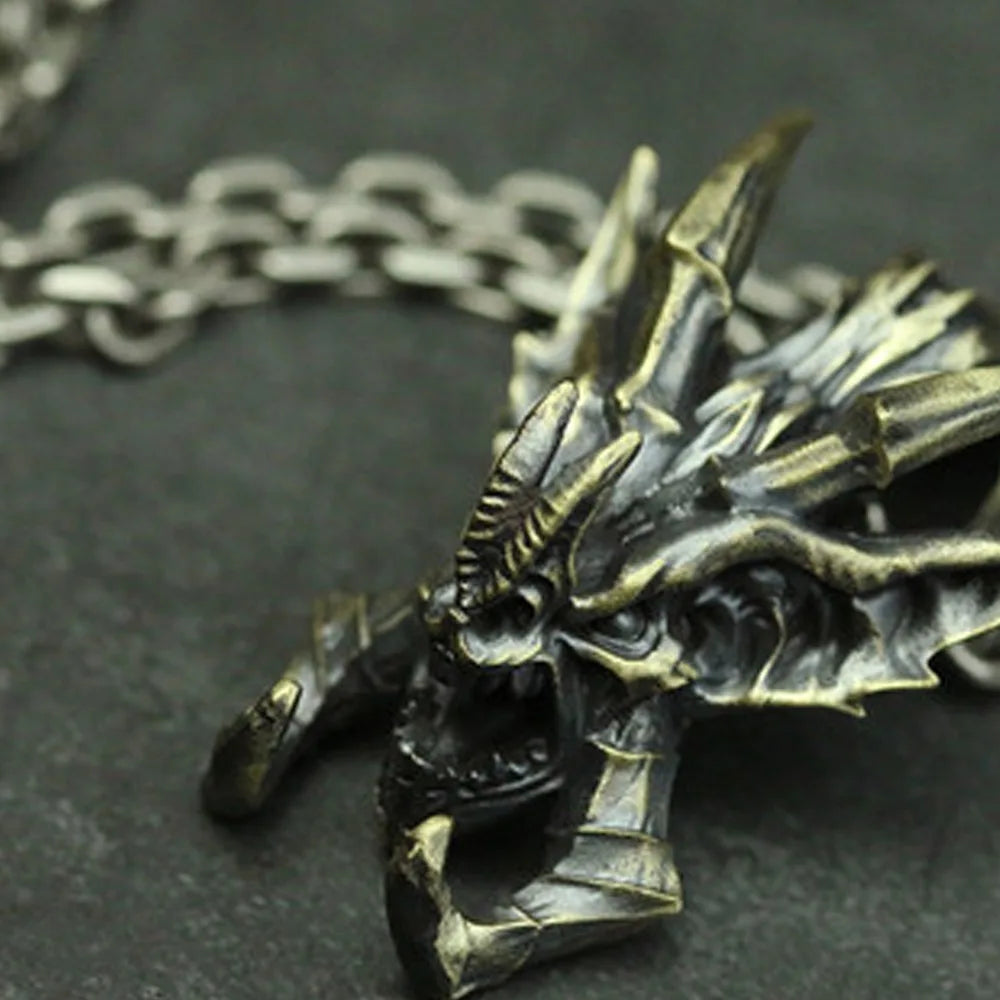 Bat Skull Pendant Necklace