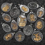 Angel Jesus Virgin Mary Pendant — Stainless Steel
