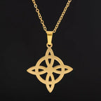 Celtic Trinity Knot Pendant Necklace — Zinc Alloy