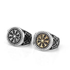 Viking Steel Ring 316L Rune Nordic Trend