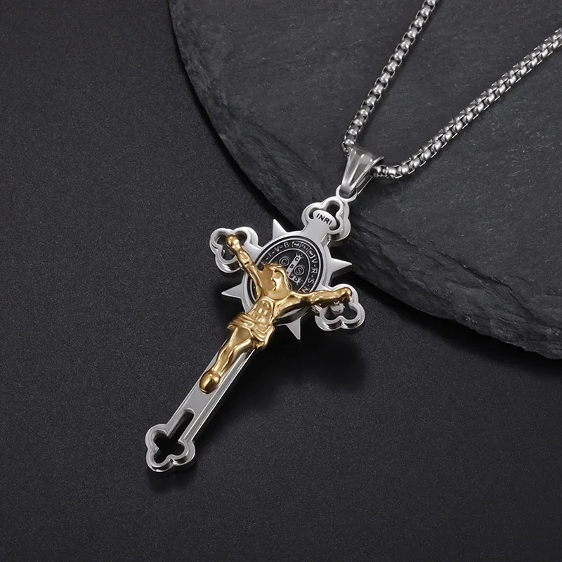 Witchcraft Pentagram Pendant Necklace — Stainless Steel
