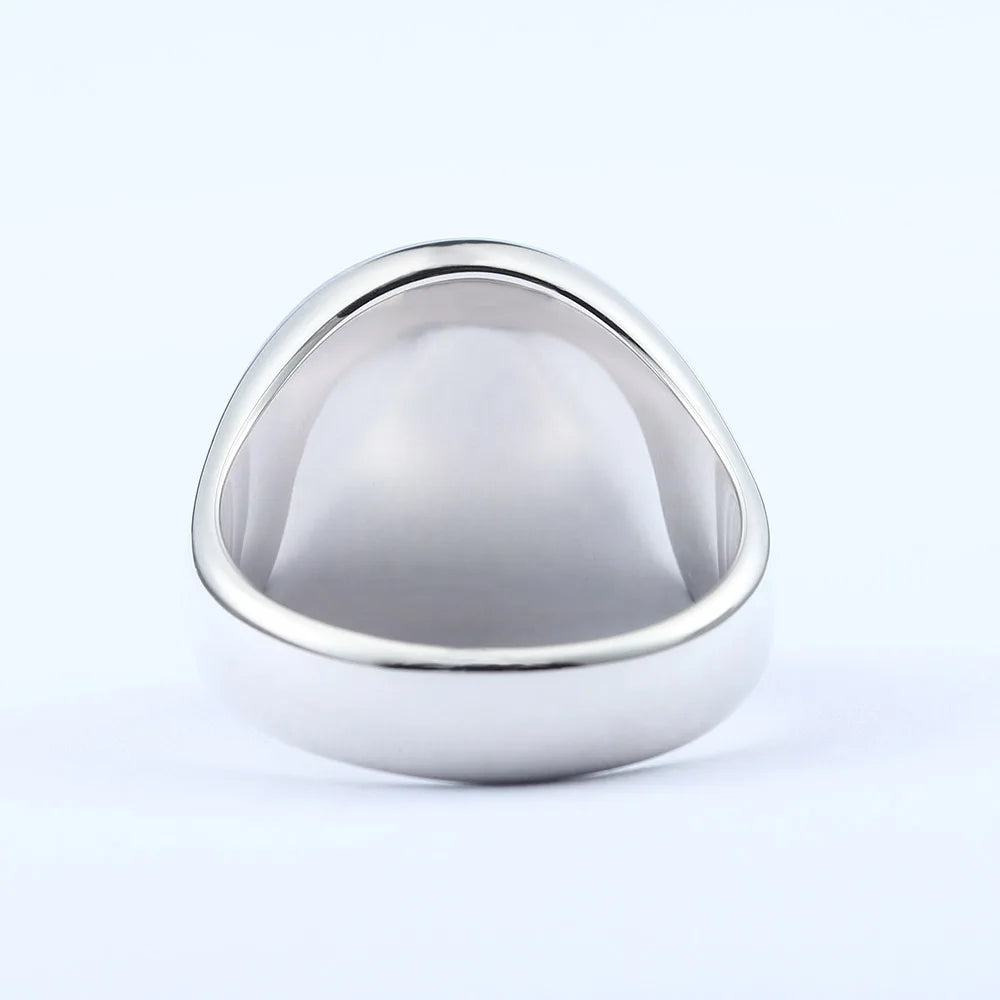 Agate Statement Ring — 925 Silver