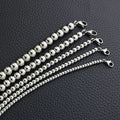 Round Bead Chain Necklace — Stainless Steel
