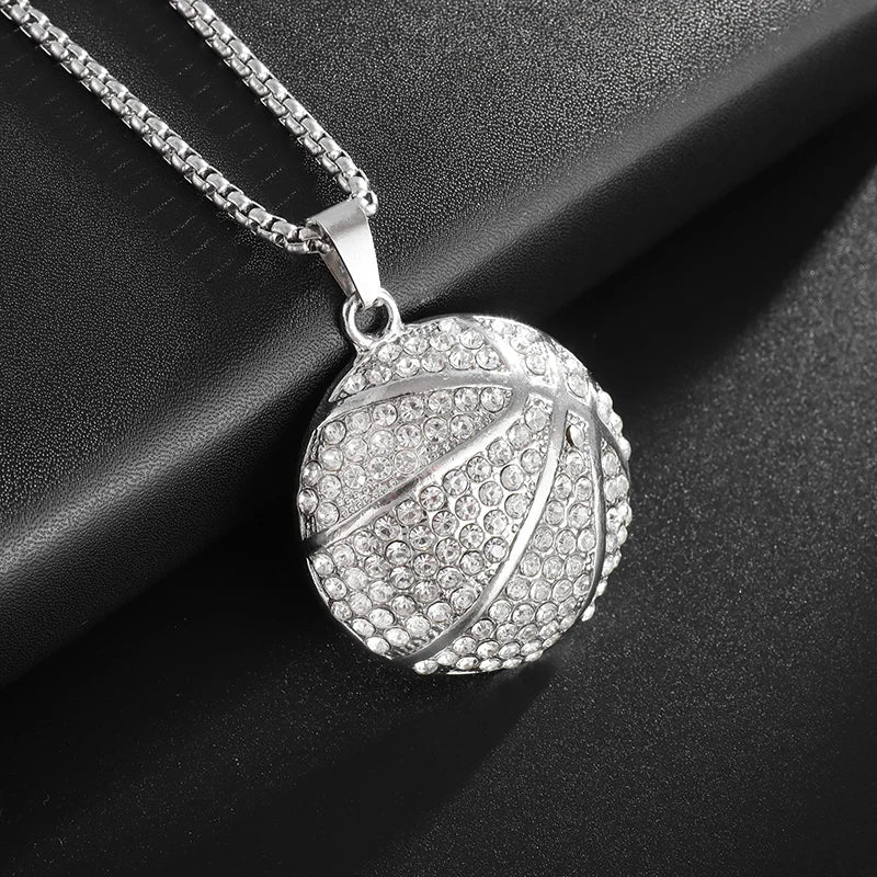 Hip Hop Rock Rapper Blessing Alphabet Pendant Necklace for Personality Men Fashion Street Trend Jewelry Accessories Gift