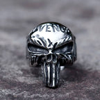2022 NEW Men's 316L stainless-steel rings Punisher skeleton mask Vintage ring for teens FASHION Jewelry Gifts free shipping