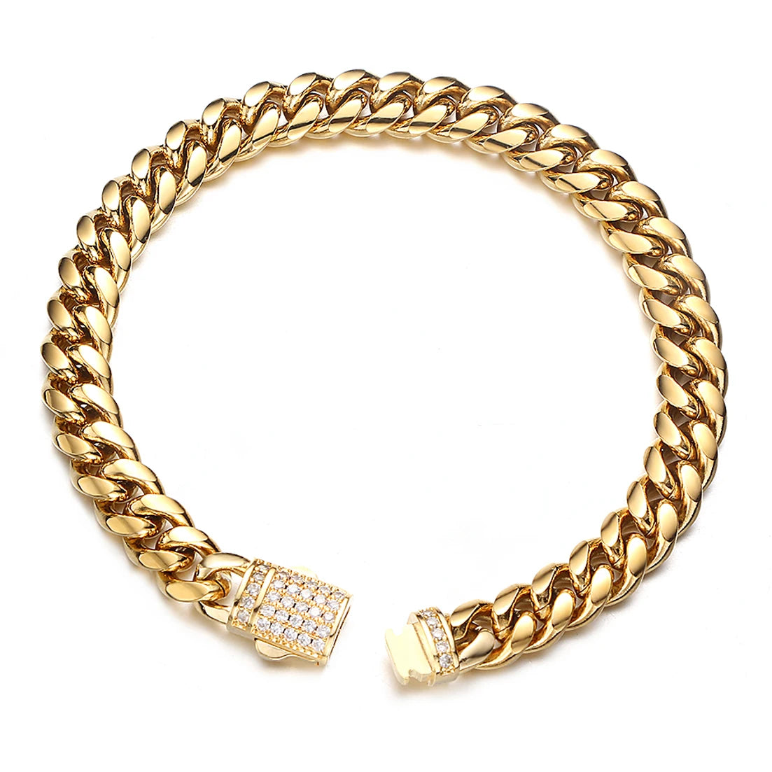 Cuban Chain Bracelet 6-14mm — Stainless