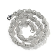 Iced Out Stainless Steel Cuban Chain 10MM — Beaded