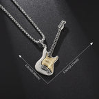 Guitar Pendant Necklace