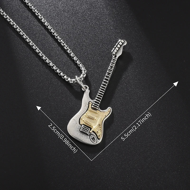 Guitar Pendant Necklace