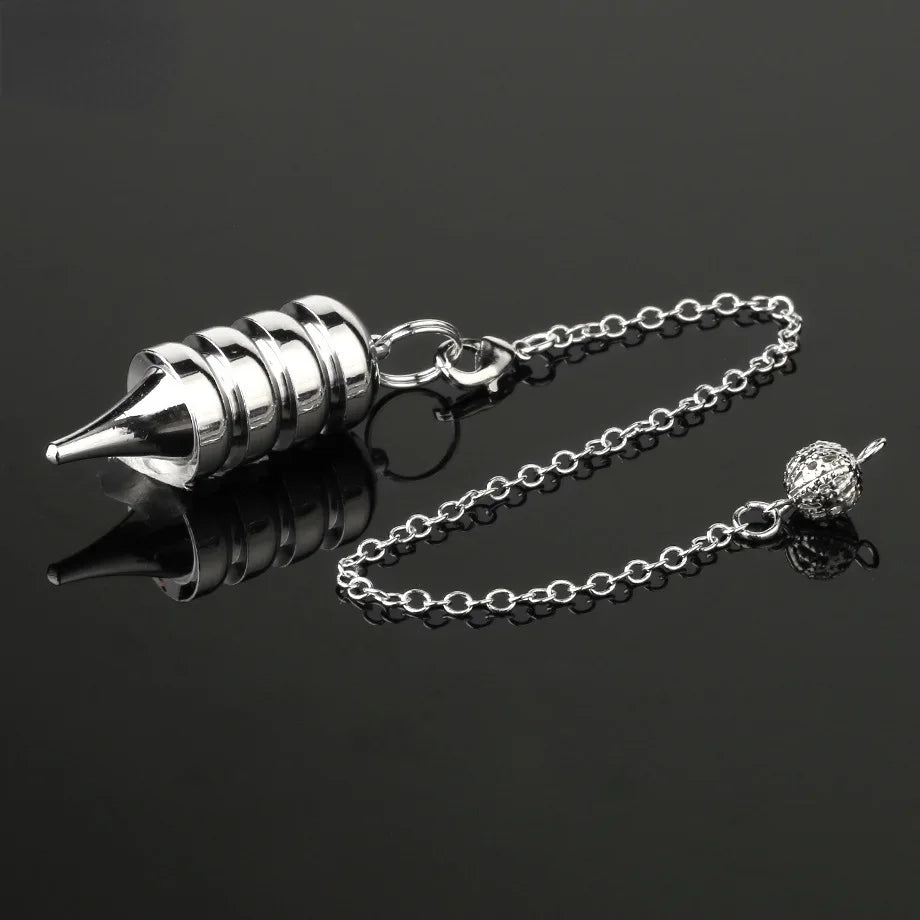 Vintage Healing Metal Pendulum for Dowsing Divination Gold Color Isis Copper Pendant Real Spiritual Reiki Pendulums