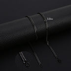 HIYEE Classic Cuban Chain Necklace Temperament Retro Trend Party Wear Amulet Stainless Steel Non-Fading Accessories