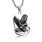 Eagle Wings Pendant Necklace — Stainless Steel